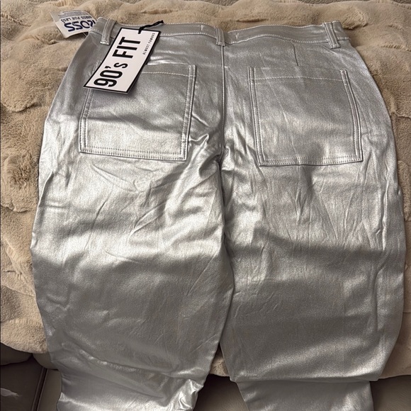 Silver Metallic Pants - Picture 2 of 3